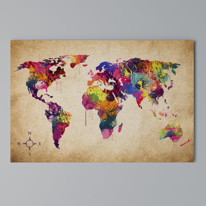 VIBRANT EARTHSCAPE Stampa su tela orizzontale