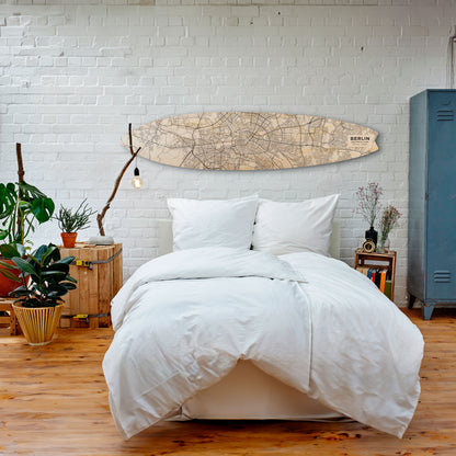 BERLIN PLAN Surfboard Decorative Panel