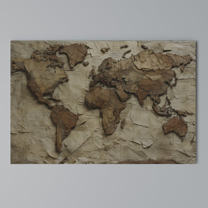PAPERY PLANET LANDSCAPE Stampa su tela orizzontale