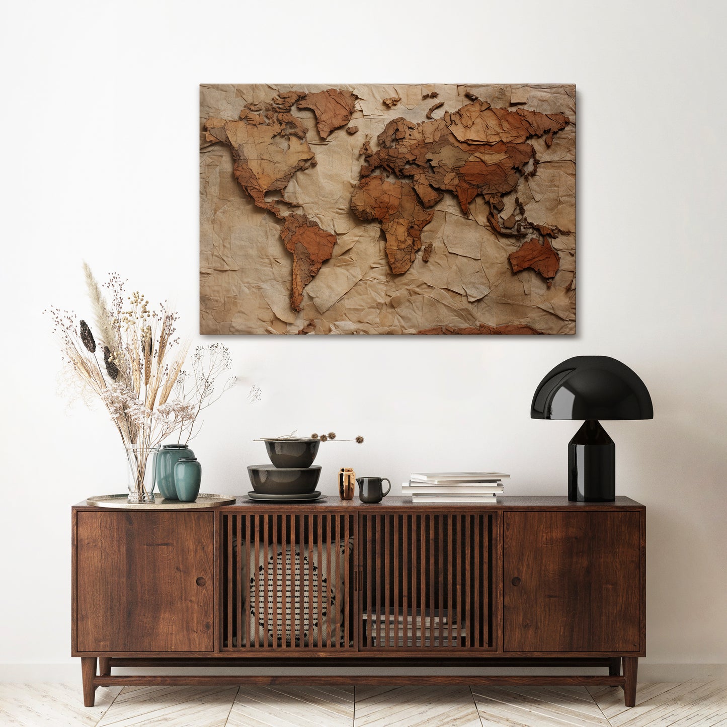 PAPERY PLANET LANDSCAPE Stampa su tela orizzontale
