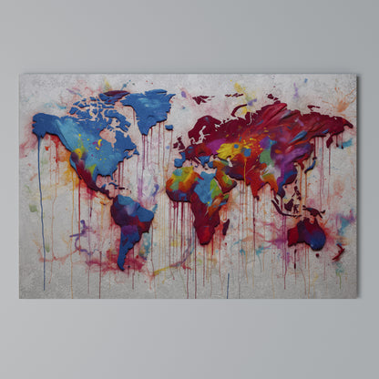 ARTISTIC ATLAS Stampa su tela orizzontale