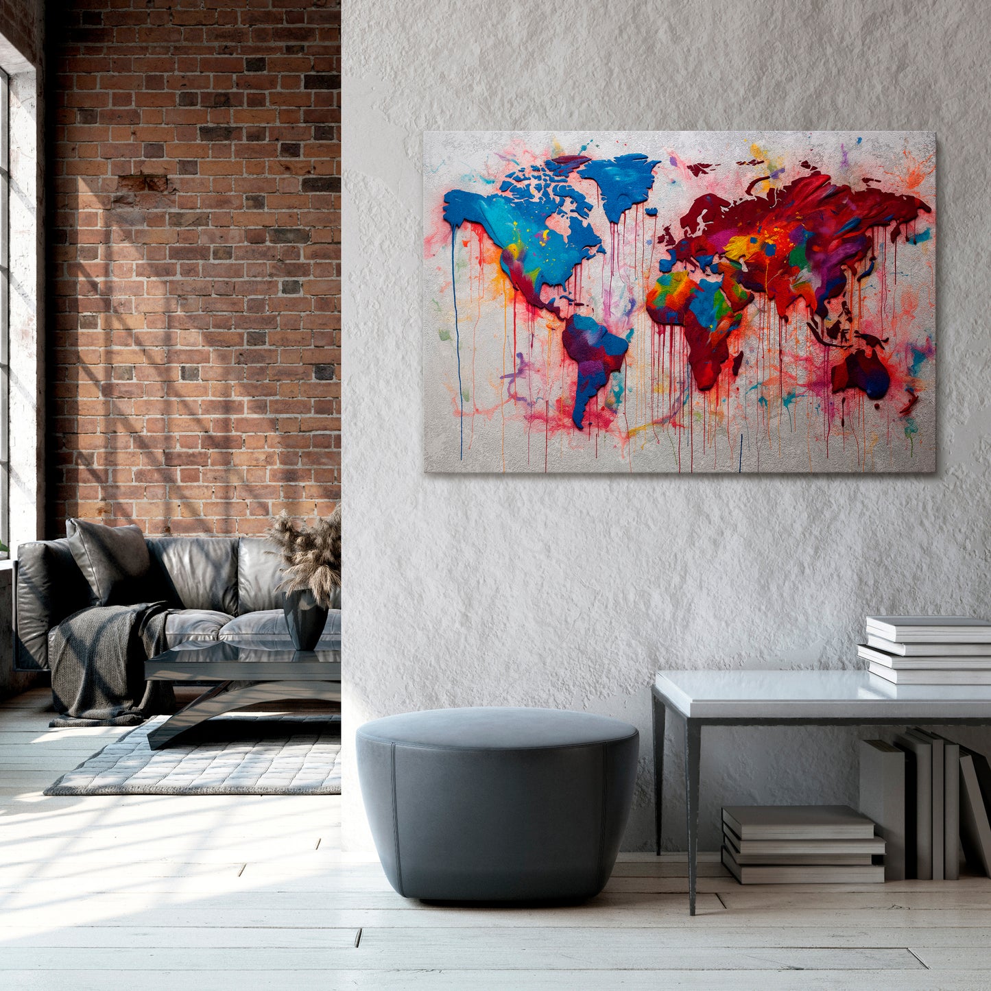 ARTISTIC ATLAS Stampa su tela orizzontale