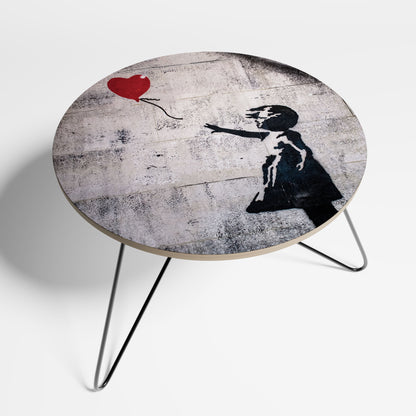 BALLON GIRL (BANKSY) Tavolino da caffè piccolo