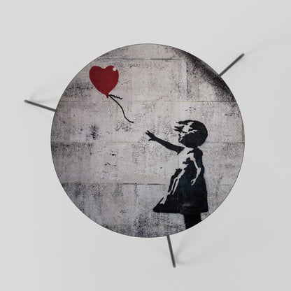 BALLON GIRL (BANKSY) Tavolino da caffè 60