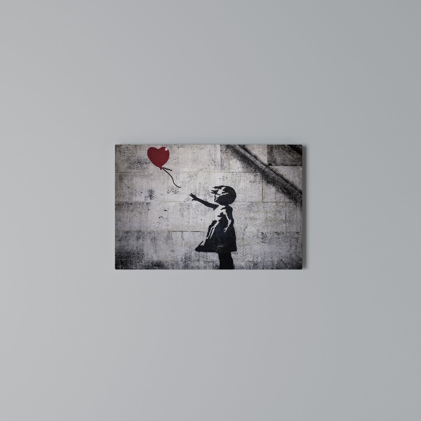 BALLON GIRL (BANKSY) Stampa su tela orizzontale