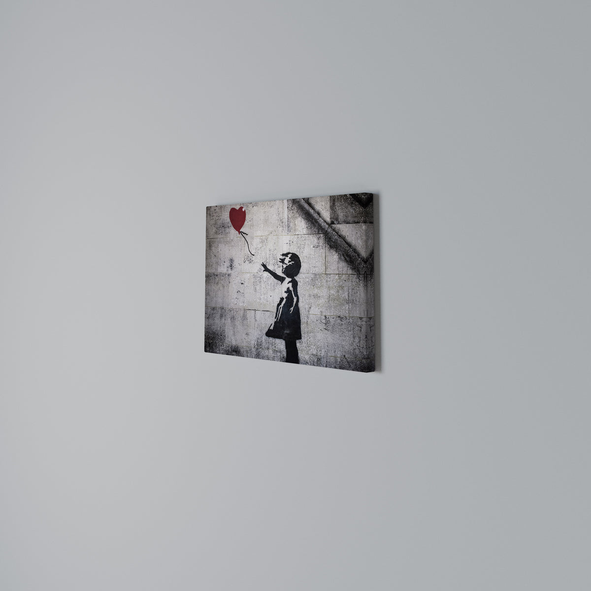 BALLON GIRL (BANKSY) Stampa su tela orizzontale