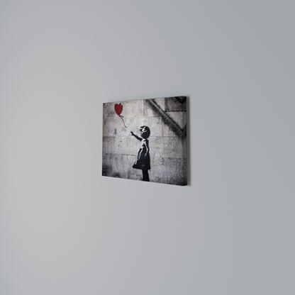 BALLON GIRL (BANKSY) Stampa su tela orizzontale