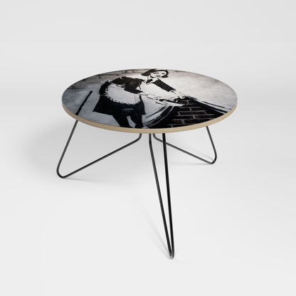 SWEEPING UNDER (BANKSY) Small Coffee Table