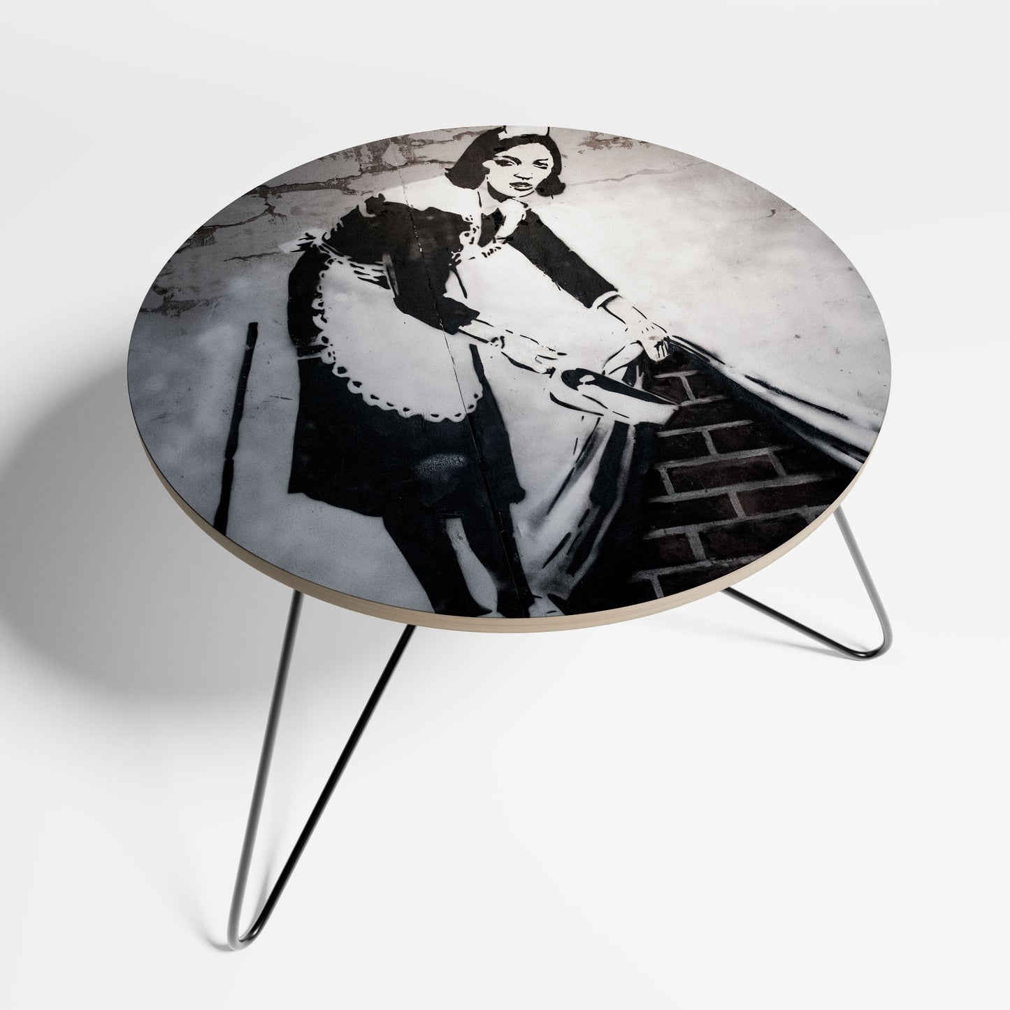 SWEEPING UNDER (BANKSY) Small Coffee Table