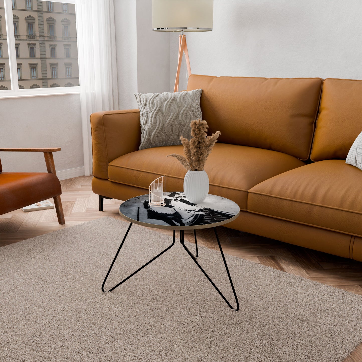 SWEEPING UNDER (BANKSY) Small Coffee Table