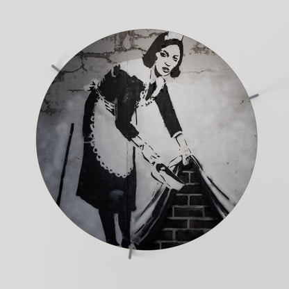 SPAZZANDO SOTTO (BANKSY) Tavolino da caffè 69