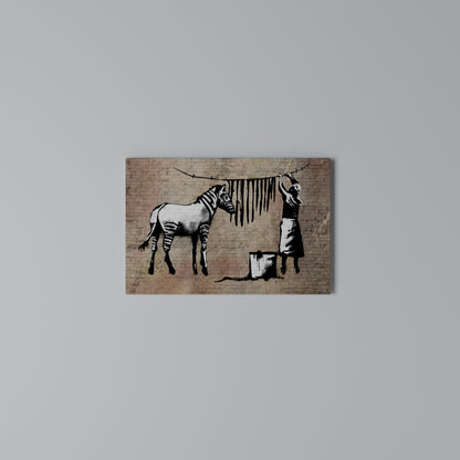 TIDY ZEBRA Stampa su tela orizzontale