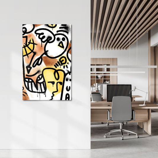 URBAN CANVAS Vertical Canvas Print