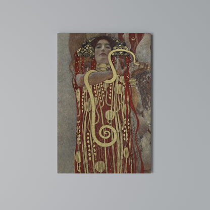 HYGIEIA BY KLIMT Stampa su Tela Verticale