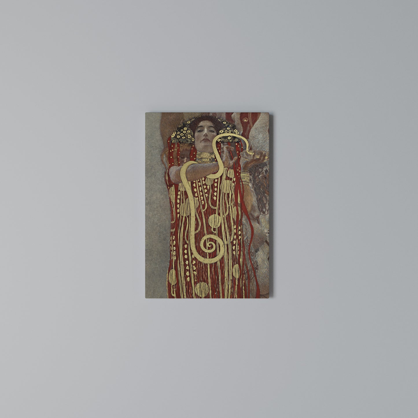 HYGIEIA BY KLIMT Stampa su Tela Verticale