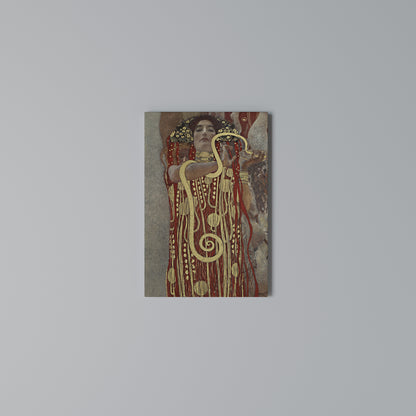 HYGIEIA BY KLIMT Stampa su Tela Verticale