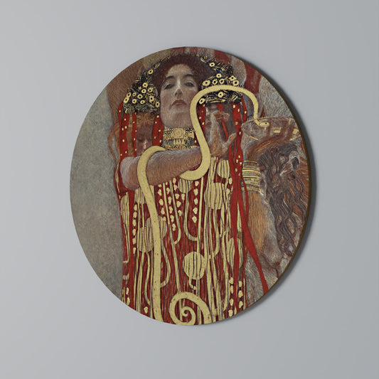 HYGIEIA DI KLIMT Arte murale rotonda