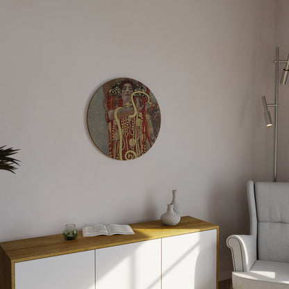 HYGIEIA BY KLIMT Round Wall Art
