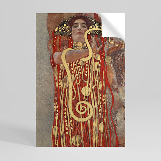 Poster verticale staccabile e attaccabile HYGIEIA DI KLIMT