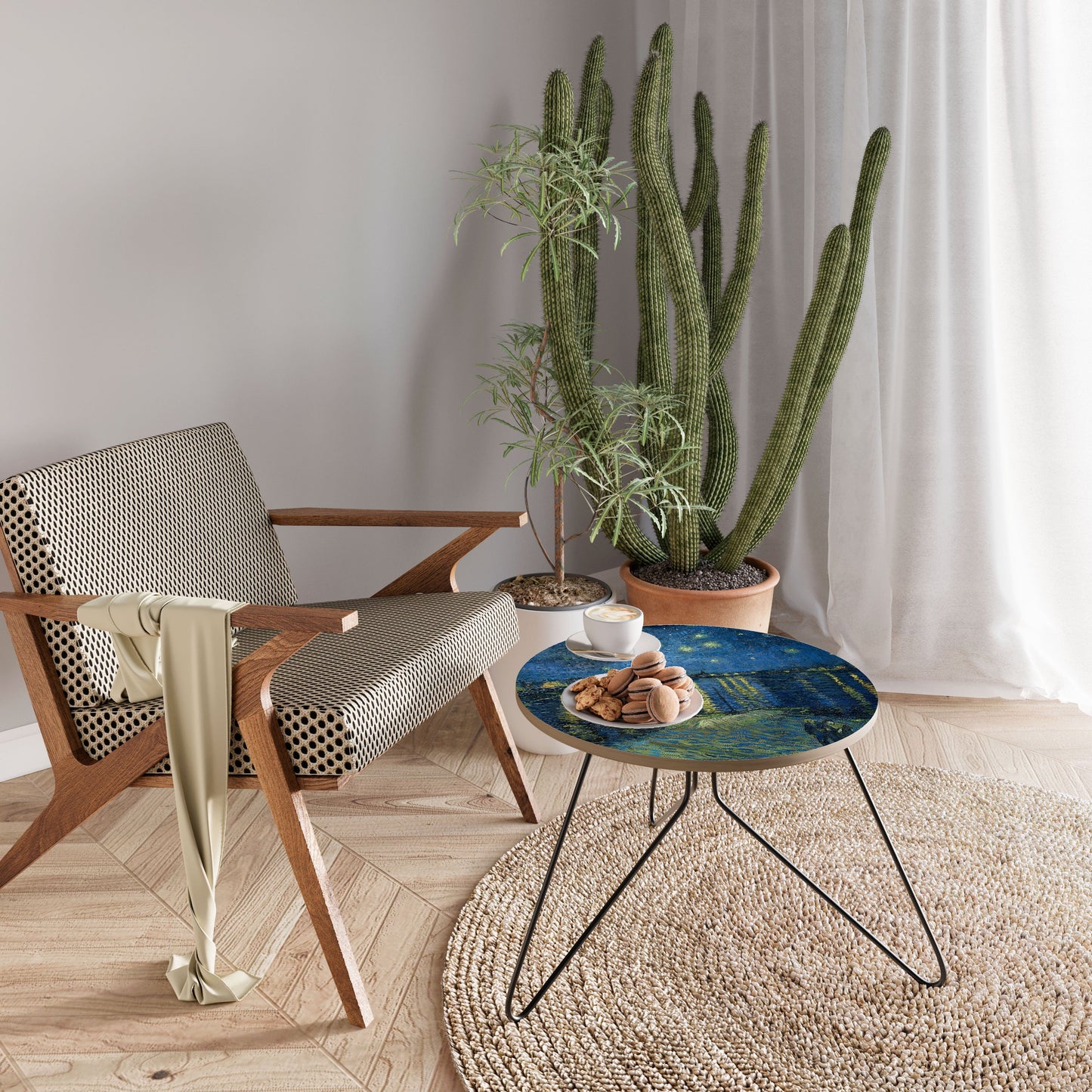 STARRY NIGHT OVER THE RHONE Small Coffee Table