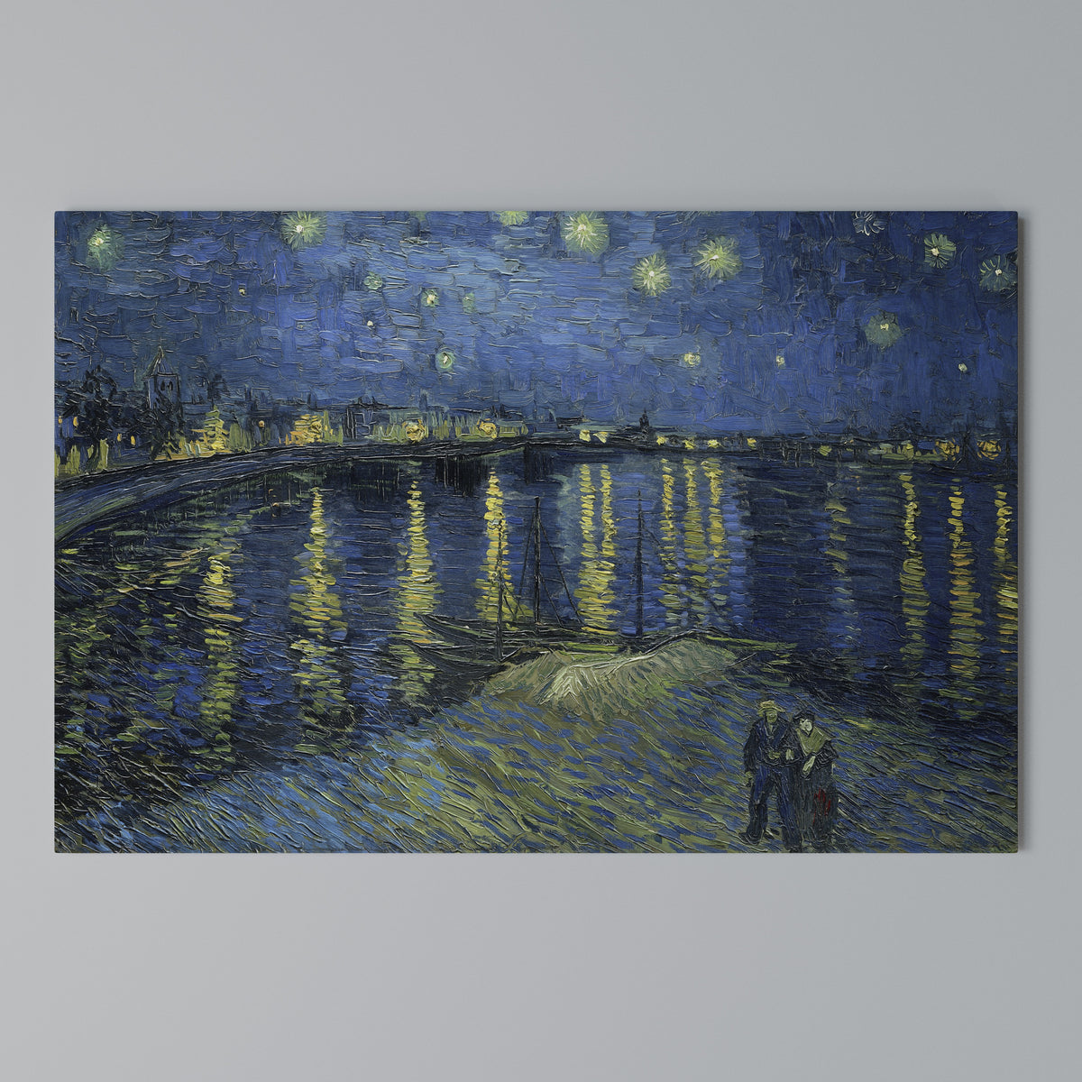 STARRY NIGHT OVER THE RHONE Stampa su tela orizzontale