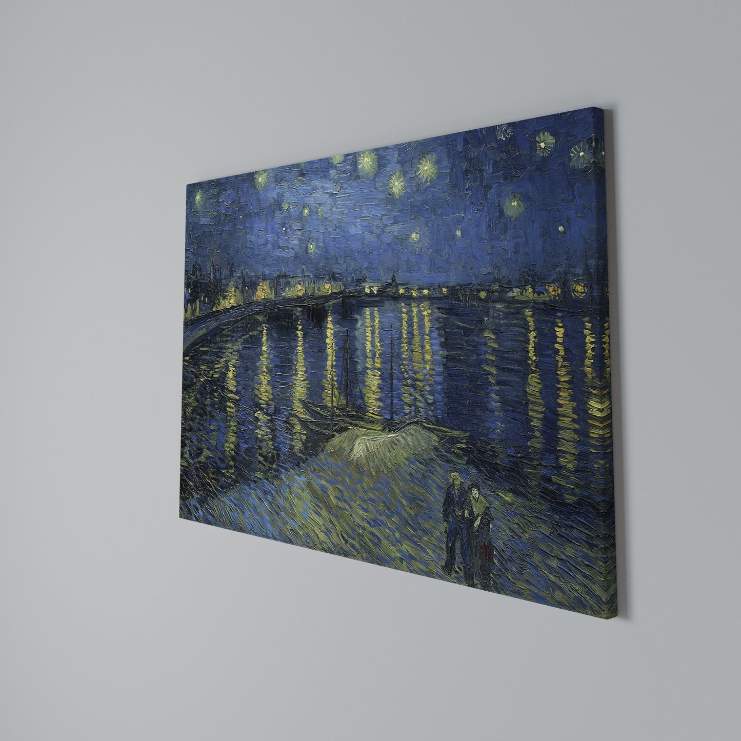 STARRY NIGHT OVER THE RHONE Stampa su tela orizzontale