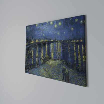 STARRY NIGHT OVER THE RHONE Stampa su tela orizzontale
