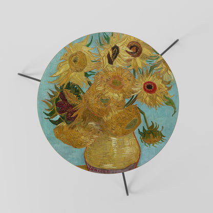 VASO CON DODICI GIRASOLI Tavolino da caffè 60
