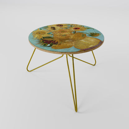 VASO CON DODICI GIRASOLI Tavolino da caffè 60