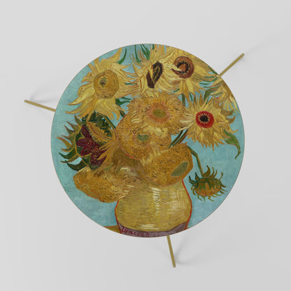 VASO CON DODICI GIRASOLI Tavolino da caffè 60
