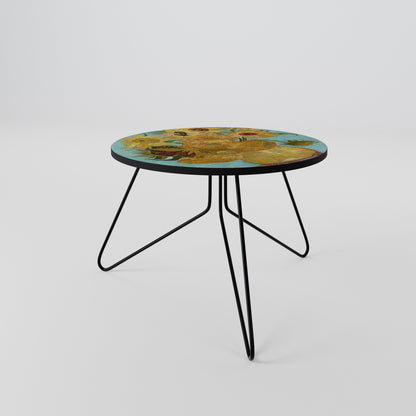 VASO CON DODICI GIRASOLI Tavolino da caffè 60