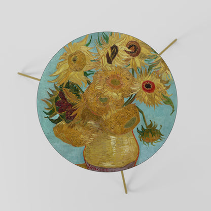VASO CON DODICI GIRASOLI Tavolino da caffè 60