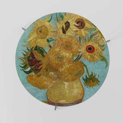 VASO CON DODICI GIRASOLI Tavolino 69