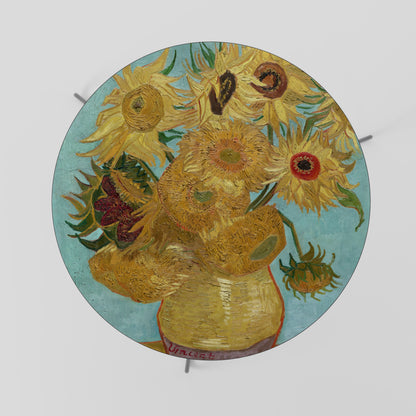 VASO CON DODICI GIRASOLI Tavolino 69