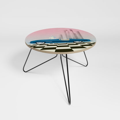 BLUE ROADSTER Small Coffee Table