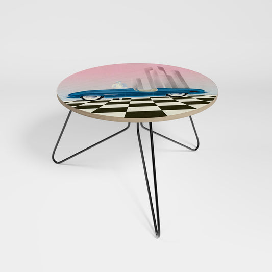 BLUE ROADSTER Small Coffee Table