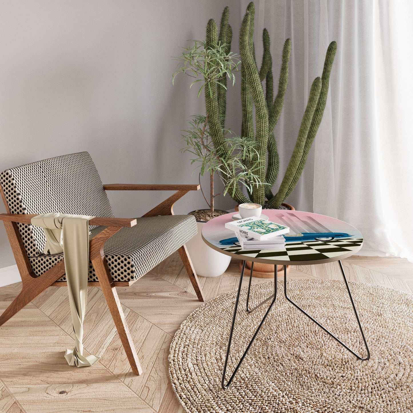 BLUE ROADSTER Large Coffee Table