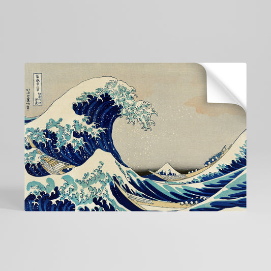LA GRANDE ONDA Poster orizzontale staccabile e attaccabile