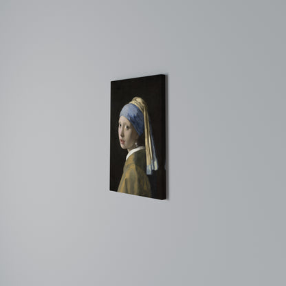 GIRL WITH A PEARL EARING Stampa su Tela Verticale