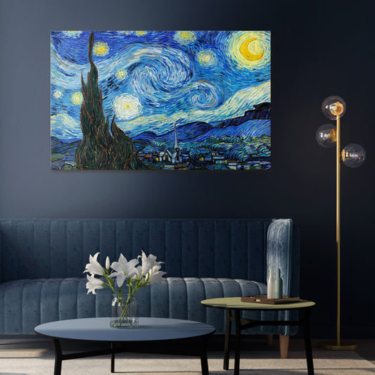 STARRY NIGHT Stampa su tela orizzontale