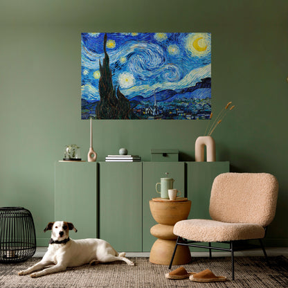 Poster orizzontale staccabile e attaccabile NOTTE STELLATA
