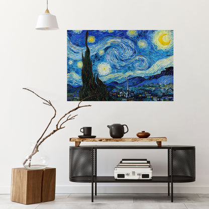 Poster orizzontale staccabile e attaccabile NOTTE STELLATA
