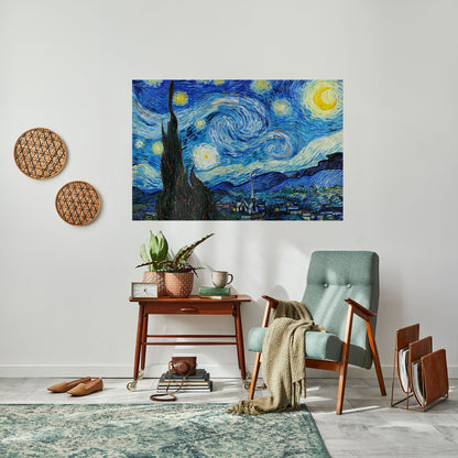 Poster orizzontale staccabile e attaccabile NOTTE STELLATA