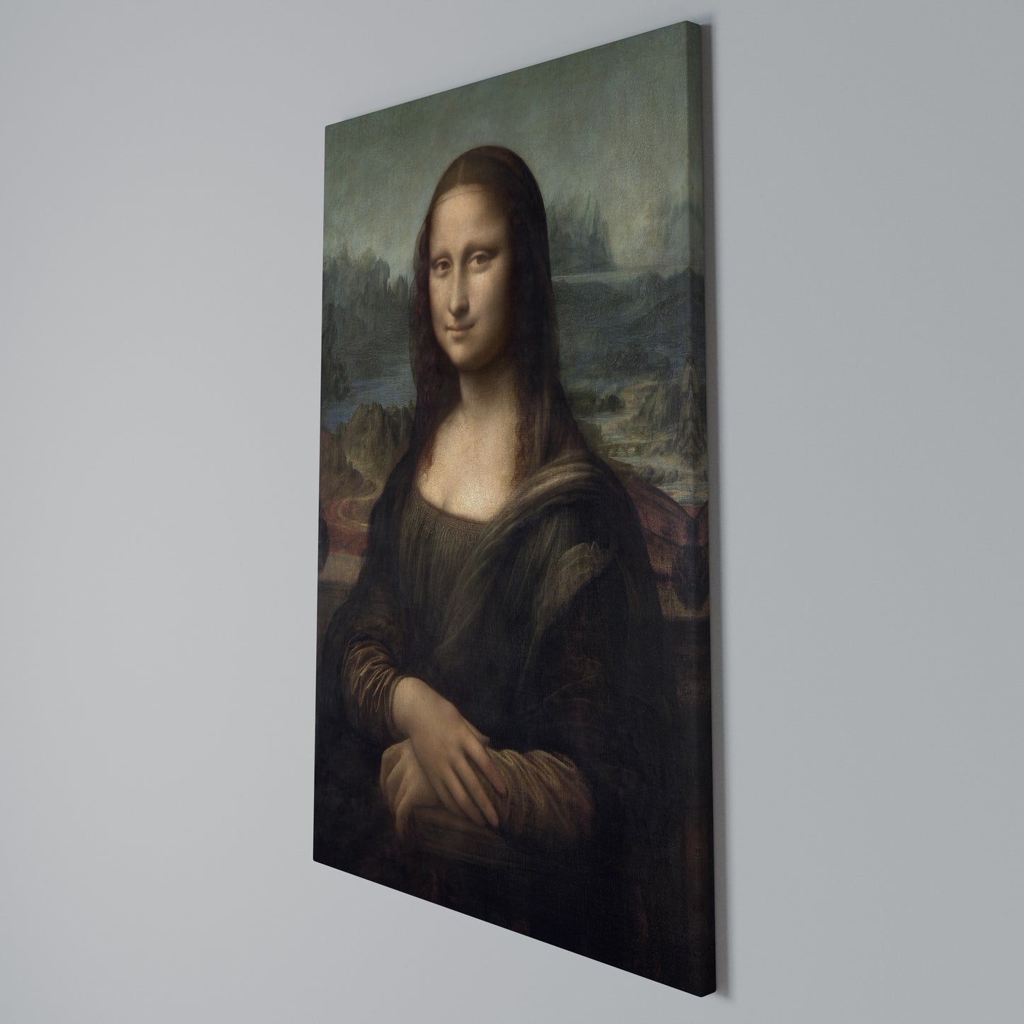 MONA LISA Stampa su Tela Verticale