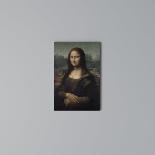 MONA LISA Stampa su Tela Verticale
