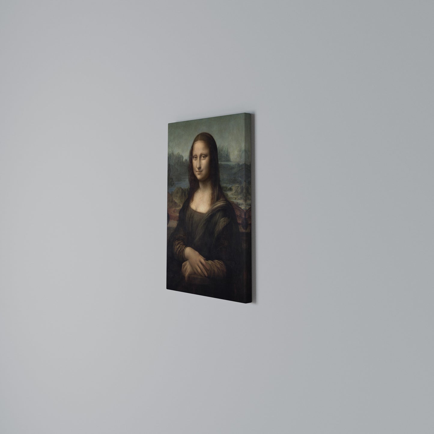 MONA LISA Stampa su Tela Verticale