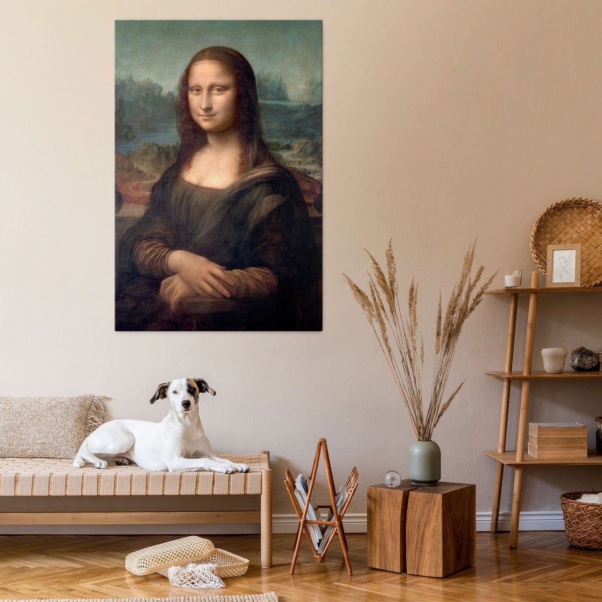 MONA LISA Stampa su tela verticale