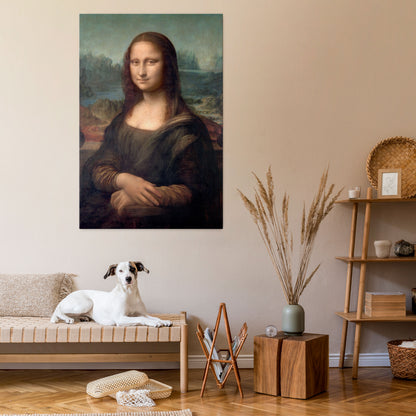 MONA LISA Stampa su tela verticale