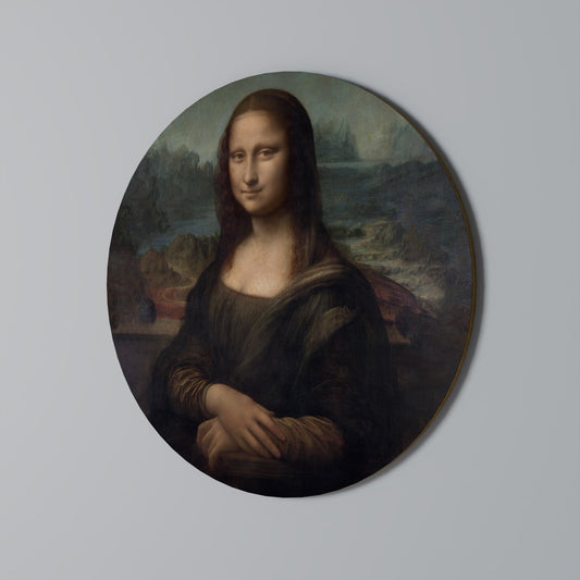 MONA LISA Arte murale rotonda