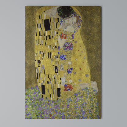 THE KISS Stampa su Tela Verticale